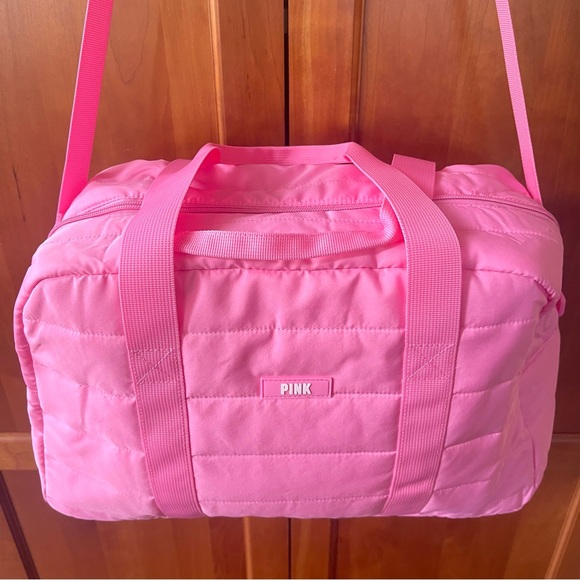 PINK Victoria's Secret Bags Nwot Victorias Secret Quilted Nylon